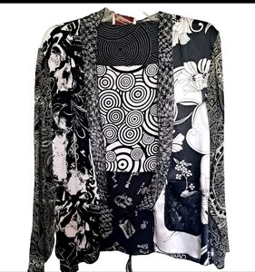 Vintage Sterling Styles One Size Patchwork Art to Wear